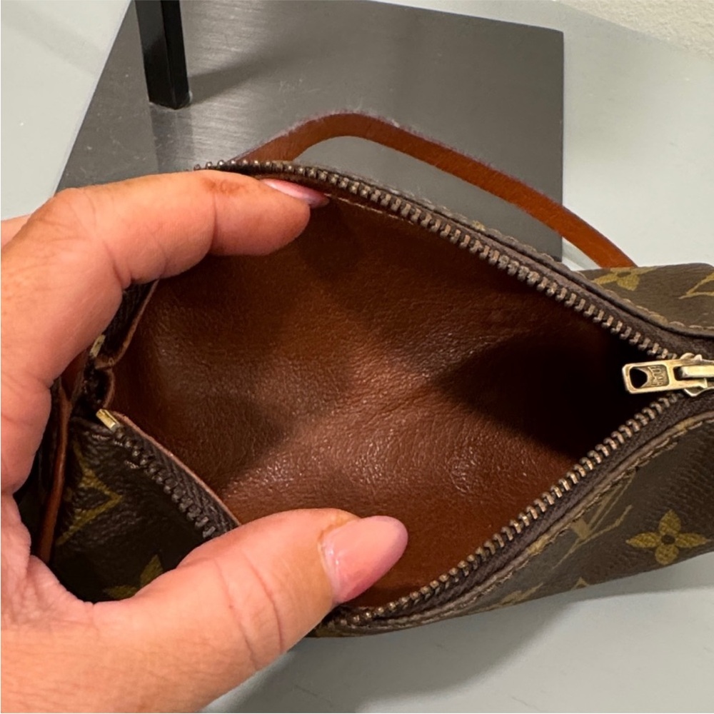 Louis Vuitton mini papillon brown Monogram shoulder clutch bag - Picture 5 of 5
